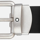 Black leather belt 30 mm - 129453