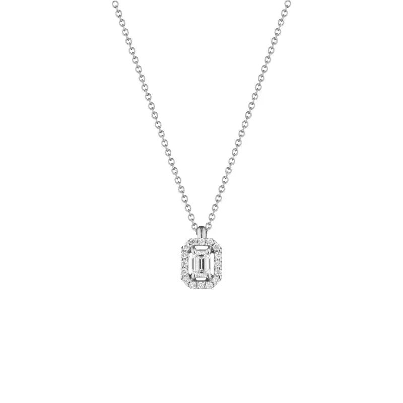 White gold and diamond necklace, 0.31ct - 715C01DW
