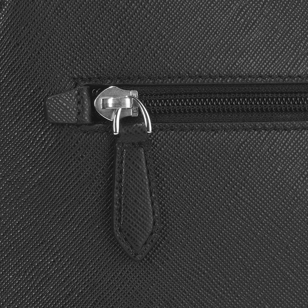 ZAINO MEDIO MONTBLANC CON 3 SCOMPARTI IN PELLE SARTORIAL, COLORE NERO - 130275
