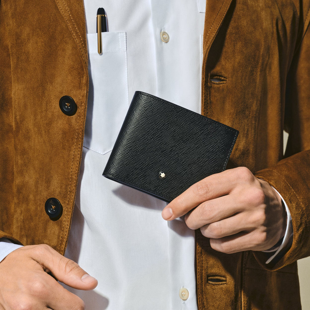 MONTBLANC SARTORIAL 6-COMPARTMENT WALLET - 130315