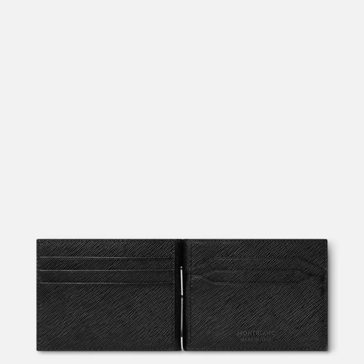 SARTORIAL WALLET WITH 6 COMPARTMENTS AND MONEY CLIP - 130316