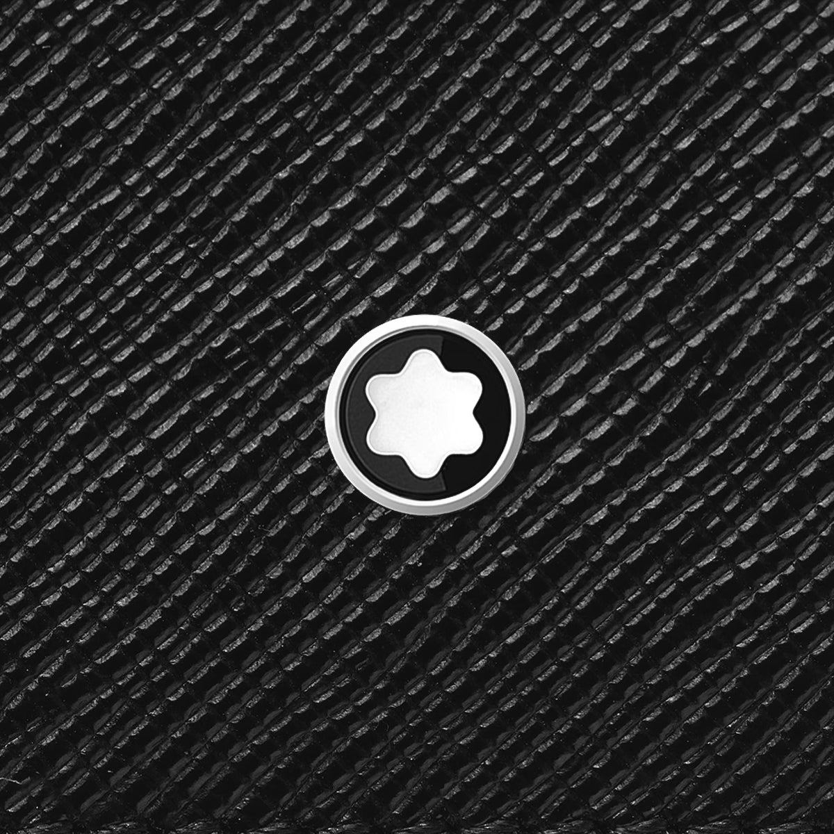 PORTA CARTE MONTBLANC  5 TASCHE IN PELLE SARTORIAL, colore nero - 130324