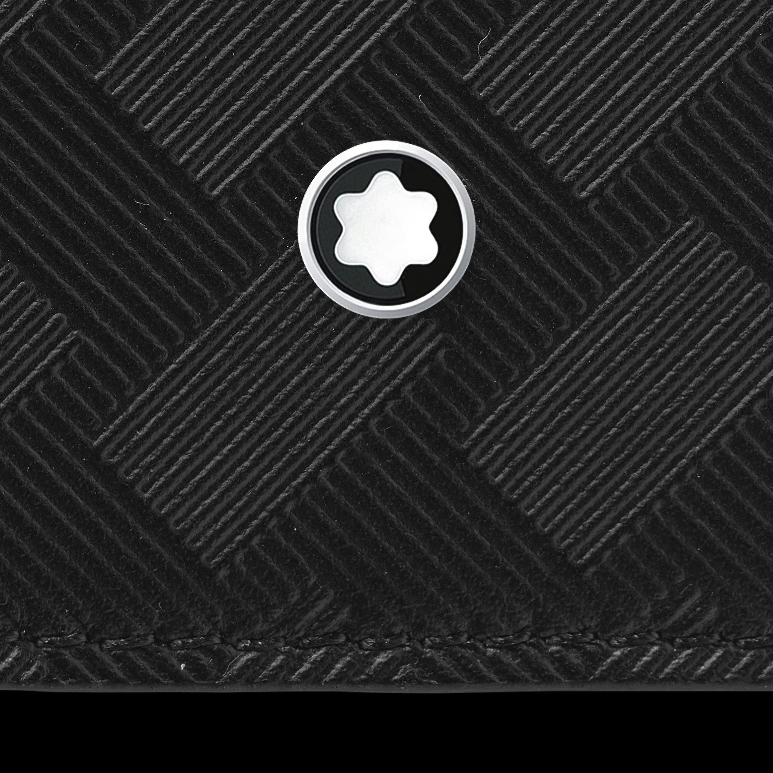 Portafoglio Montblanc 6 Tasche in Pelle Extreme, colore nero - 131762