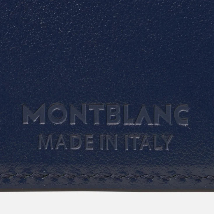 Portefeuille Montblanc 4 poches bleu - 131934