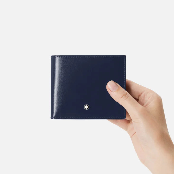 Montblanc 4 pocket wallet blue - 131934