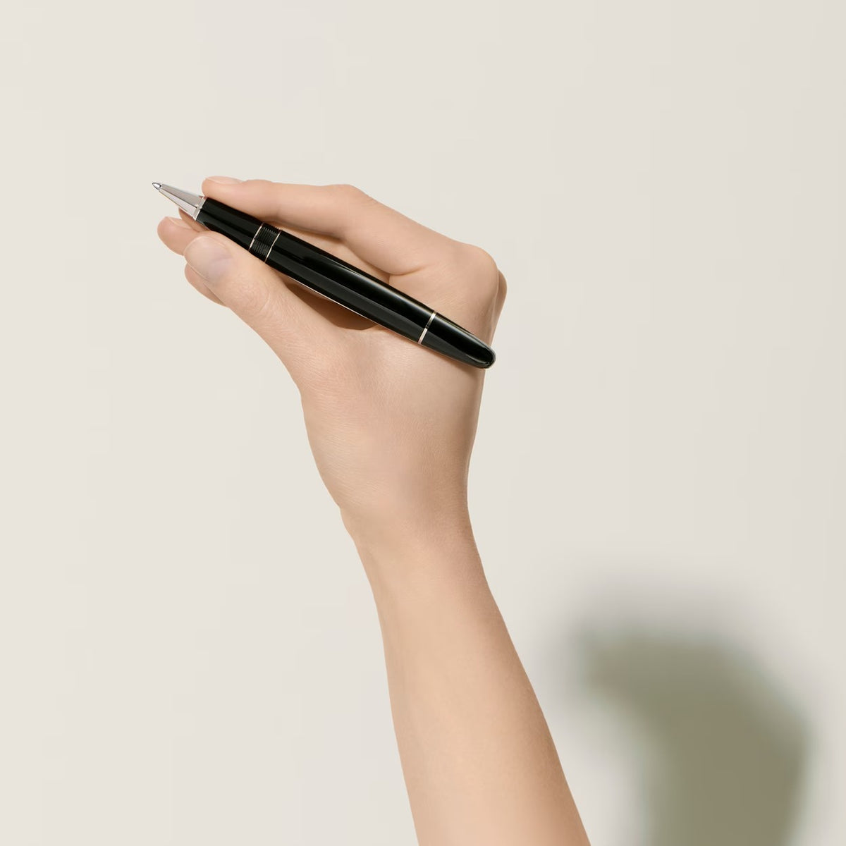 Montblanc penna Roller Meisterstück Placcata in Platino LeGrand - 132451