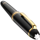 Montblanc penna Roller Meisterstück Placcata in Oro Classique -  132457