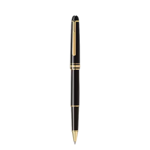 Montblanc penna Roller Meisterstück Placcata in Oro Classique -  132457