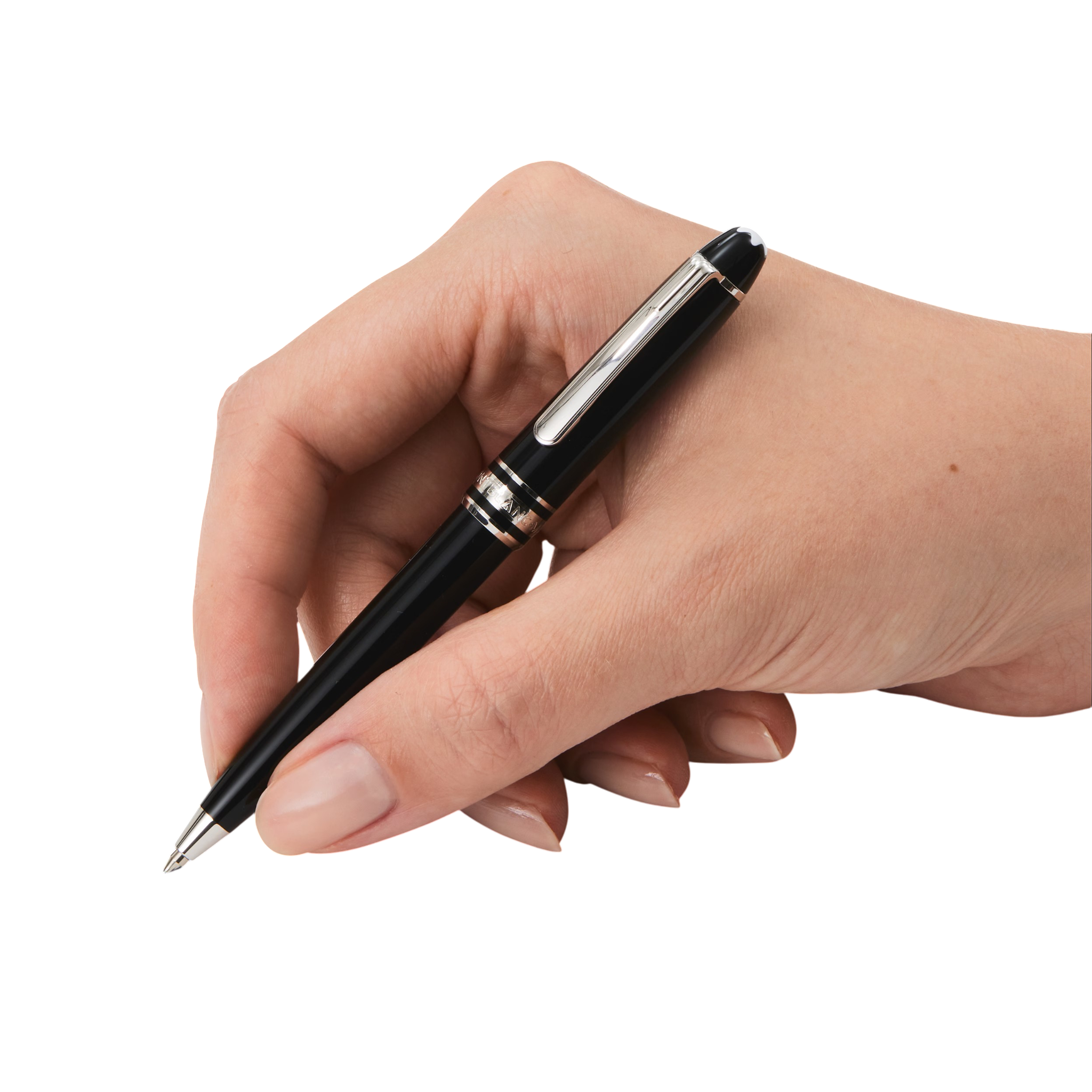 Montblanc Penna a Sfera Meisterstück Placcata in Platino Homage to W.A. Mozart (Misura Piccola) - 132472
