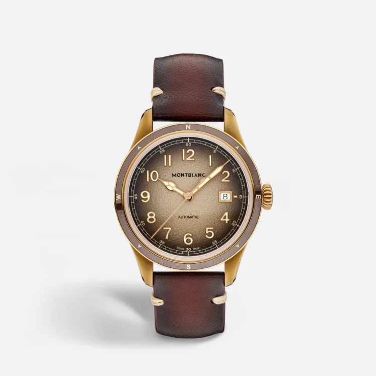 Orologio Montblanc da uomo, 1858 Automatic Date 0 Oxygen, cassa in bronzo da 41mm - 134339
