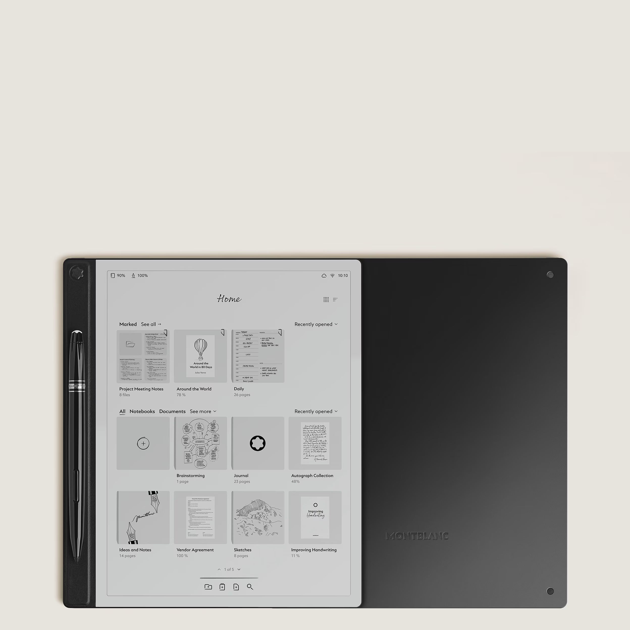 Montblanc Digital Paper, mystery black - 135010