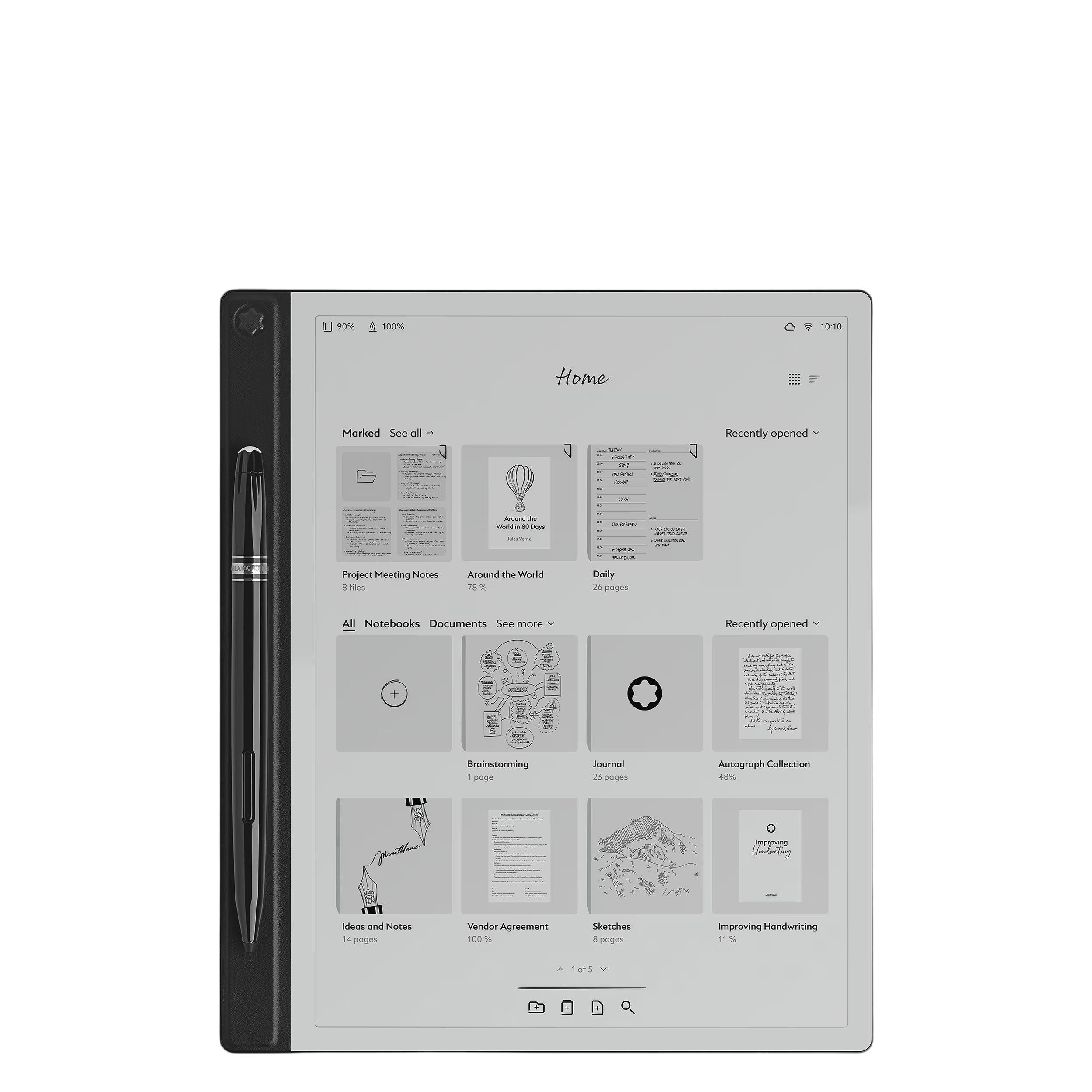 Montblanc Digital Paper, mystery black - 135010