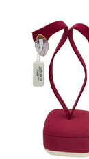 LUCEDEIMIEIOCCHI Monorecchino ovale cammeo naturale in argento dorato e calice di vino - LDMO 805 OR