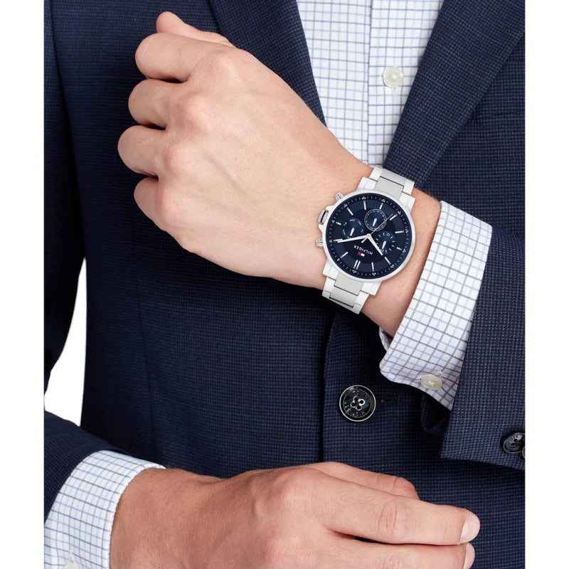 Orologio crono uomo Tommy Hilfiger, collezione Tyson, 43mm - 1710588