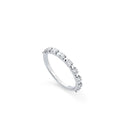 Anello Veretta Buonocore mezzo giro con diamanti bianchi, FANCY DOTS, 0.44ct - 1714A01DW