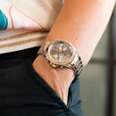 Orologio Tommy Hilfiger Silver ladies con cristalli e Day-Date, collezione Kennedy, versione oro, 38mm - 1782387