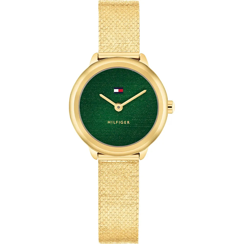 Orologio Tommy Hilfiger da donna, extra small, con quadrante verde smeraldo, 26mm - 1782812