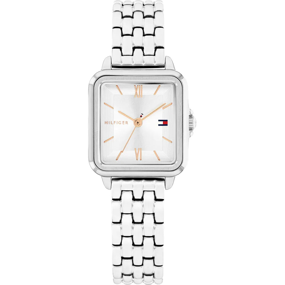 Orologio gioiello da donna Tommy Hilfiger, total silver, 22.5mm - 1782830