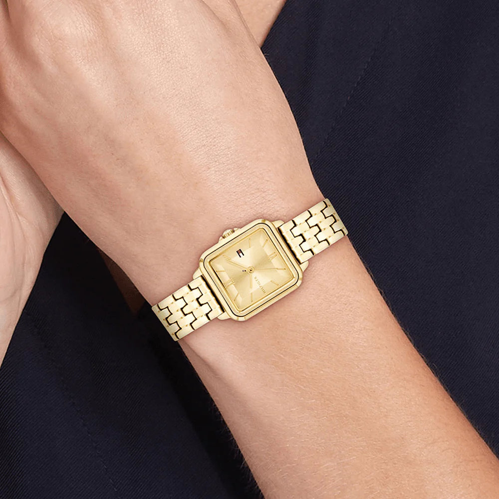 Orologio gioiello da donna Tommy Hilfiger, total gold, 22.5mm - 1782832