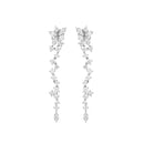 Orecchini Buonocore in oro bianco 18kt pendenti con diamanti bianchi, 1.79ct - 1790O01DW
