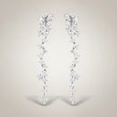 Orecchini Buonocore in oro bianco 18kt pendenti con diamanti bianchi, 1.79ct - 1790O01DW