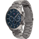 Orologio Tommy Hilfiger, quadrante blu scuro, cronografo, collezione Jameson, 45mm - 1791796