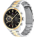 Orologio Tommy Hilfiger cronografo, bicolor e quadrante nero, 44mm - 1791944
