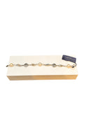 BRACCIALE LABRIOLA CON PERLE FRESH WATER E MARGHERITE IN ARGENTO - 2244