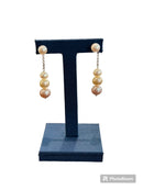 White gold and Australian pearl earrings - PER14228