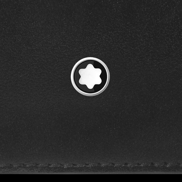 Montblanc Meisterstuck Portafoglio nero verticale 7 scomparti, ID holder - 198380