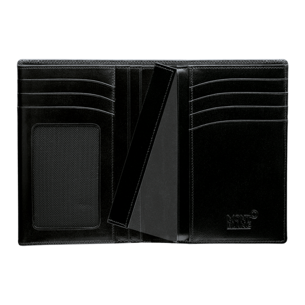 Montblanc Meisterstuck Portafoglio nero verticale 7 scomparti - 198380