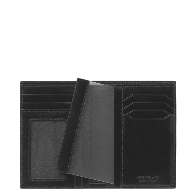Montblanc Meisterstuck Portafoglio nero verticale 7 scomparti, ID holder - 198380