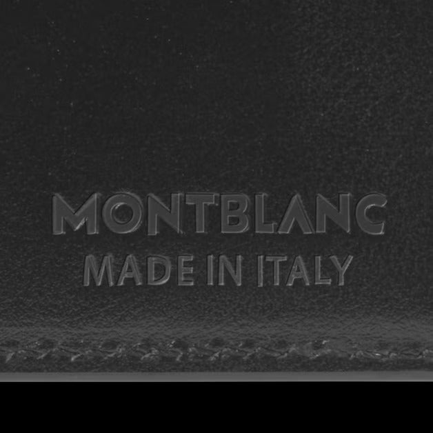 Montblanc Meisterstuck Portafoglio nero verticale 7 scomparti, ID holder - 198380