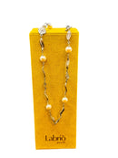 COLLANA LABRIOLA CON PERLE FRESHWATERE MARGHERITE IN ARGENTO - 2246