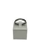 Anello Chimento da uomo in acciaio con resina nera - 82117801