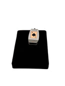 Fermasoldi Baraka in acciaio e oro giallo 18kt - FS21298
