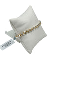 Armband mit silbernen Details und Ringen - SPBR551