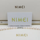 Girocollo oro bianco e perle akoya giapponesi, 7-7.5MM  - 1NPS775_40NL573