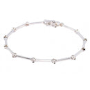 GIORGIO VISCONTI BRACELET IN WHITE GOLD AND DIAMONDS, 0.14ct - BR30105