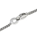 girocollo Damiani con pendente fantasia in oro bianco 18kt e diamanti - 20033772
