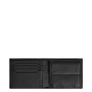 PORTAFOGLIO montblanc 4 scomparti con portamonete, colore nero - 220217