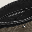 Pochette Montblanc da uomo, Jacquard 4810, motivo Khaki - 220262