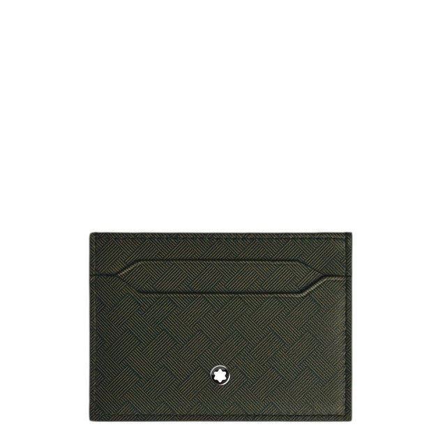Porta carte Montblanc 5 scomparti, colore verde Multikhaki - 220282