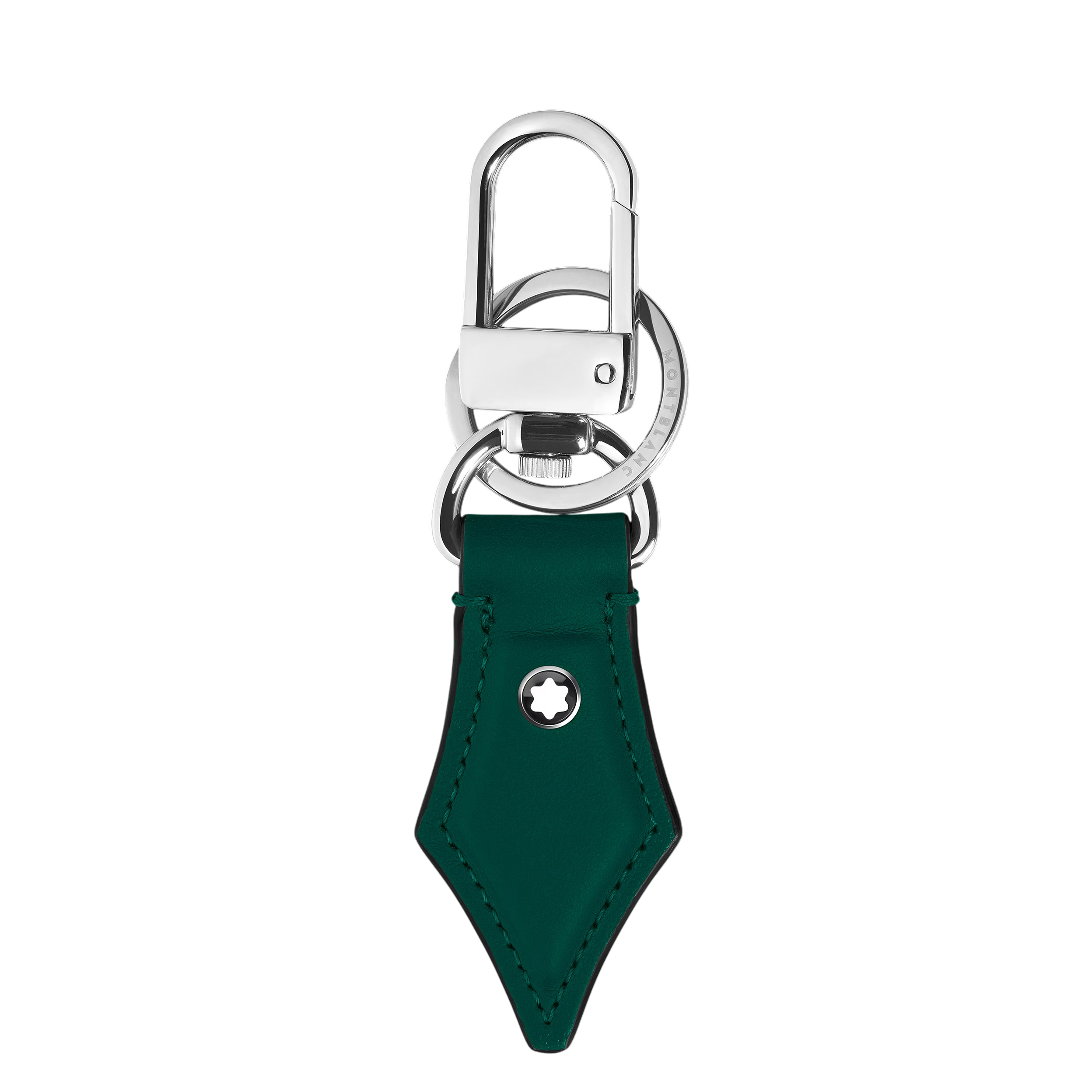 Portachiavi Montblanc a Forma di Pennino in Pelle Soft, colore malachite - 220307