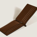 Montblanc Portafoglio 6 Tasche con Fermasoldi in Pelle Meisterstück Sfumato brown - 220316