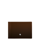 Montblanc Portafoglio 6 Tasche con Fermasoldi in Pelle Meisterstück Sfumato brown - 220316