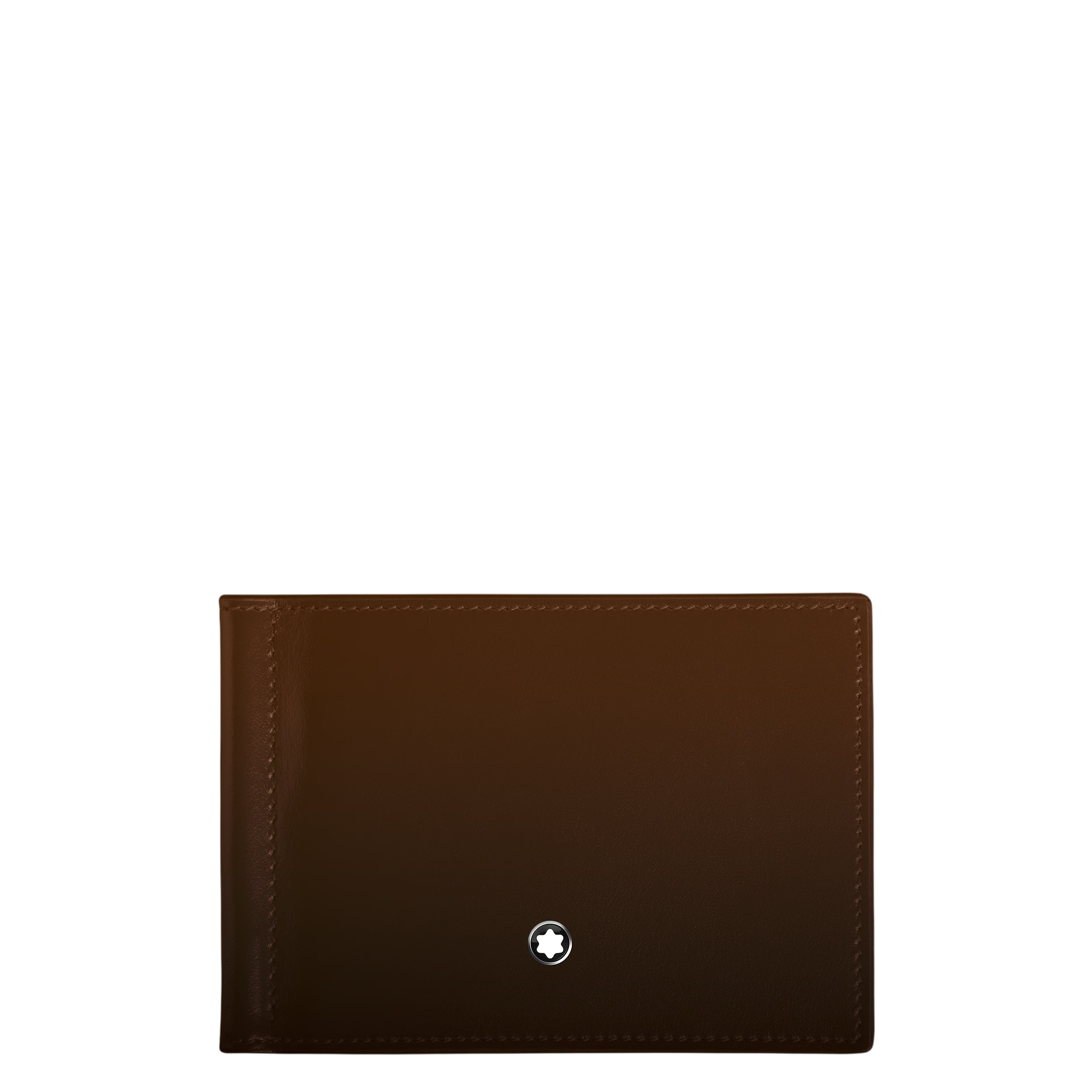 Montblanc Portafoglio 6 Tasche con Fermasoldi in Pelle Meisterstück Sfumato brown - 220316