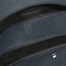 Zaino Montblanc Modello Medio con 3 Compartimenti in Pelle Sartorial, colore Tweed Blu - 220335