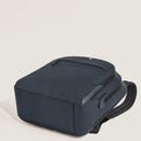 Zaino Montblanc Medio con 3 Compartimenti in Pelle Sartorial, colore Tweed Blu - 220335