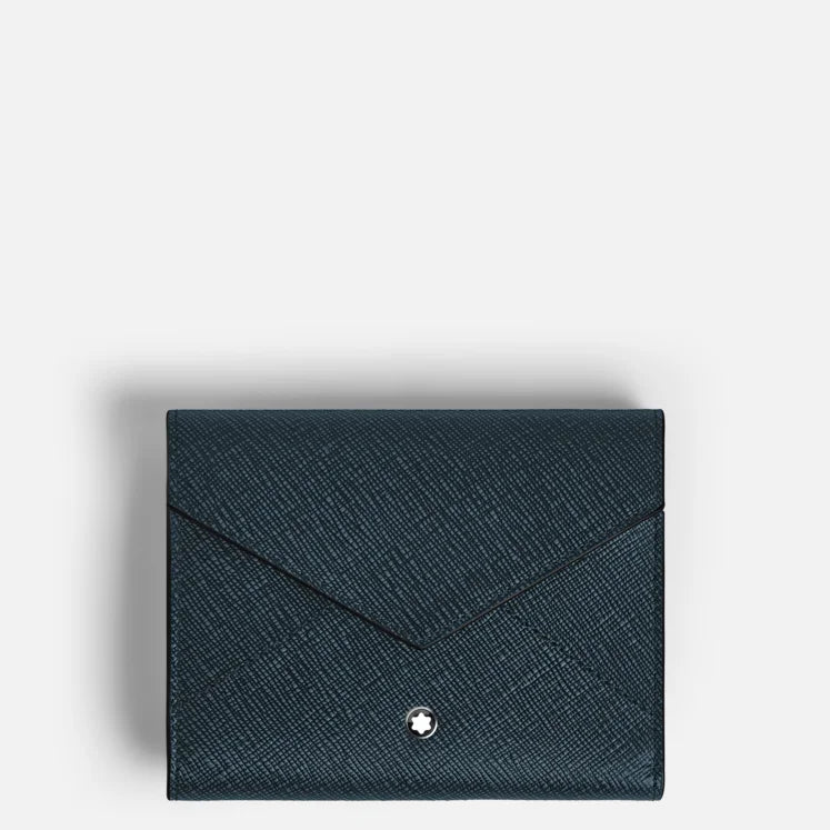 Montblanc Portafoglio trio Sartorial 6 scomparti, colore Tweed blu - 220341